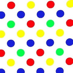 Multicolored Dots Table Cover – Disposable Plastic – 54in. x 108in. (fdp93124)