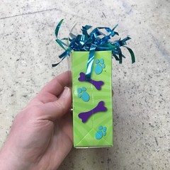 Scooby-Doo Balloon Weight Centerpiece Green w/ Blue Tinsel Birthday Party Gift