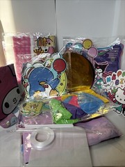 Kawaii Hello Kitty Party Decor Kit Tablecloth, Balloons, Cupcake Pics, Backdrop