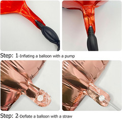 Rose Gold Birthday Decorations Set for Women,Happy Birthday Letter Balloon Banne