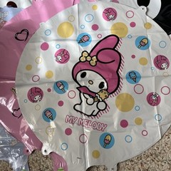 9 Mylar Cute Anime Party Decoration Balloons,Aluminum Film Material Double sided