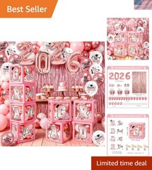 Pink Graduation Decorations 2026: 2026 Graduation Decorations Rose Gold Gradu…