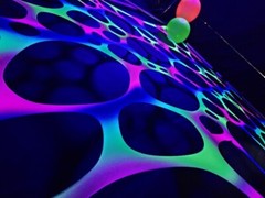UV Event Decor , Black Light Party, Neon Glow , Stretch Decor, Dj Webbing
