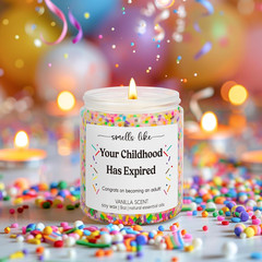 18th Birthday Candles – 18th Birthday Gifts for Girls, Boys – Gifts for 18 Year