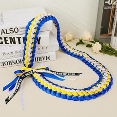 2026 Graduation Lei with Bright Ribbons, Adjustable Length for Party Accessories