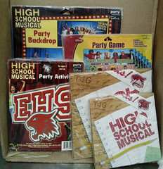 High School Musical Party Activity Kit/Backdrop/Wildcats Bingo & Napkins (X29)