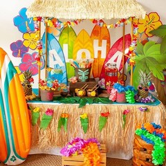 Tropical Luau Party Decorations Set Hawaiian Beach Theme Party Favors