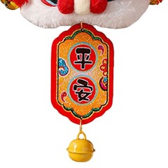 Chinese Lion Dance Keychain Spring Festival Hanging Decor Sturdy Cartoon