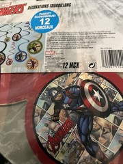 MARVEL AVENGERS – Swirl Decoration Birthday Party Supplies Dangler Pack of 12′