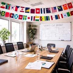 48 Count International Flags Flag Set | Perfect Decoration for World Cup Parties