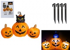 Halloween LED Inflatable Prop Deco Ghost Cemetery Spider Pumpkin Light Outdoor