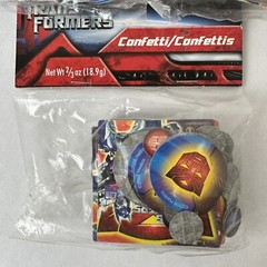 Lot Of 3 Packs NEW 2008 Hasbro Transformers Confetti 2/3oz