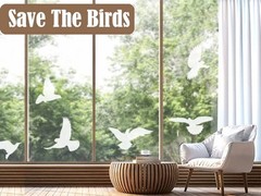 37Pcs Anti Collision Window Clings, Save The Birds from Window Strikes, Warn Bir