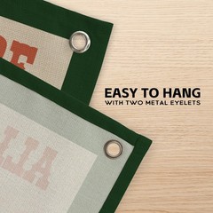 Welcome Wall Hanging Canvas Banner, Classroom Decor, Western Vintage Linen Ba…