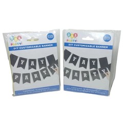 2 DIY Customizable Banner Kits With 102 Letters Each, Brand New