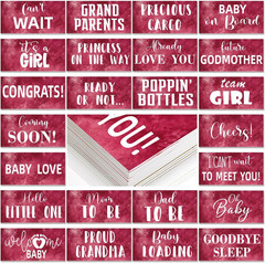24 Design Baby Shower Photo Booth Props PVC Baby Shower Photo Booth Sign Kit Dec