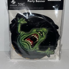 Spirit Halloween Ghostbusters Slimer Party Banner Halloween Decor 80″ x 5″