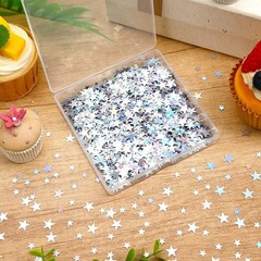 Holographic Star Confetti Glitter Scatter Iridescent Sequins Sprinkles