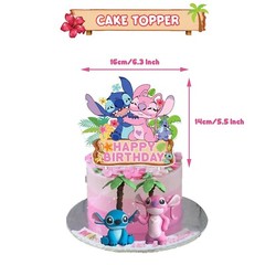 Lilo & Stitch Theme Birthday Party Decorate Supplies Set Include Banner Balloons