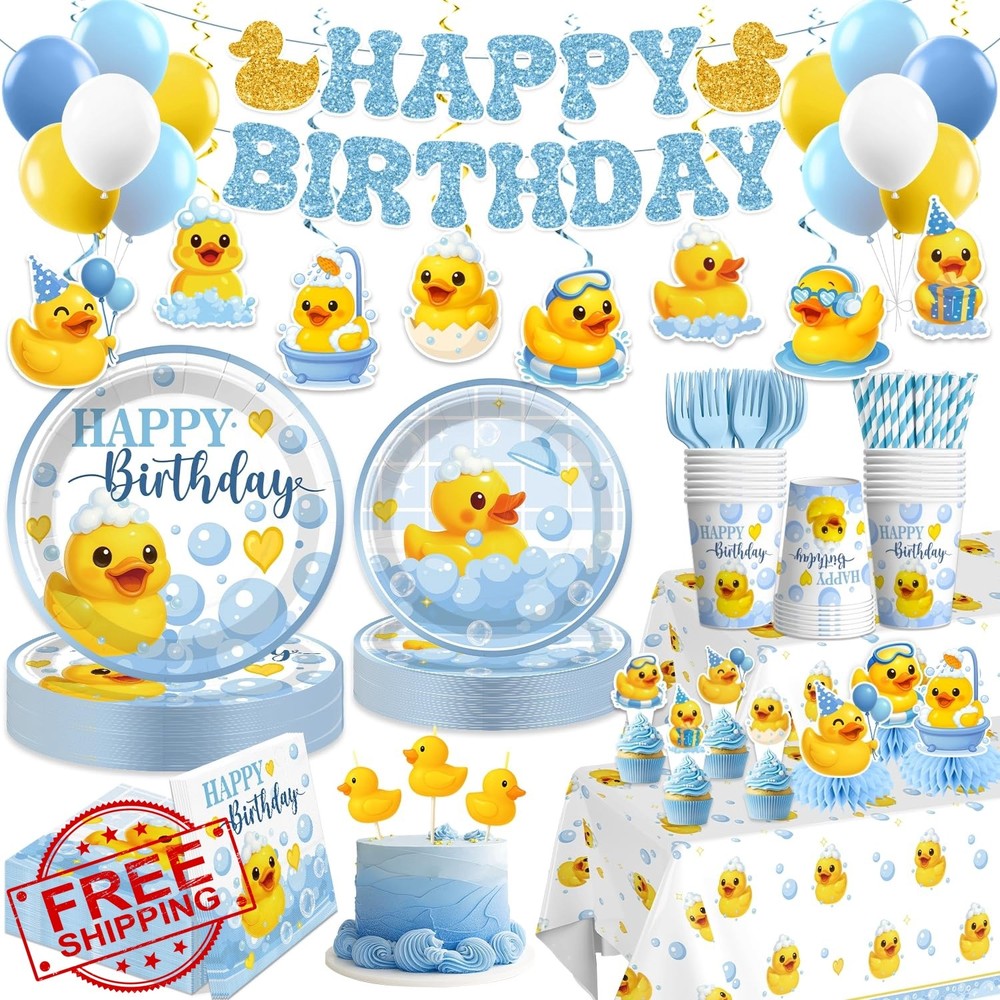 Xynic 210 Pc Duck Party Decorations