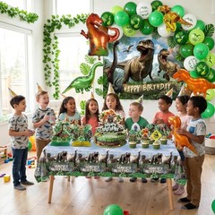 Dinosaur Birthday Decorations Dino Wrold Party Decorations Set Included Dino …