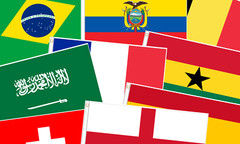 40ft Long 32 x 9″ x 6″ World Flags Fabric Bunting Flags Street Party Decor