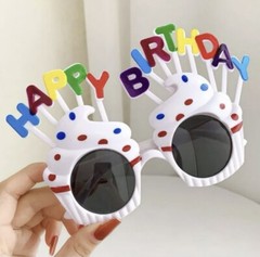 1 Pcs Happy Birthday Sunglasses,Birthday Photo Props Funny Novelty Glasses