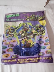 Ninja Turtle Party Decorations Ceterpiece Swirl Decorations Dorr Poster,banner