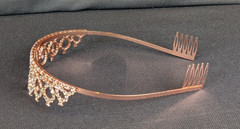 Stylish 50th Birthday Sash and Tiara Set in Rose Gold for Unforgettable Moments