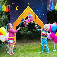 3Pcs Camping Party Decorations Porch Banners Backdrop for Summer Camp Campfir…