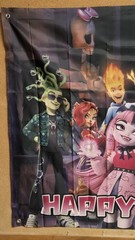 MONSTER HIGH – BACKDROP / TAPESTRY – 57″ x 40″ FOR PARTY, ROOM, ANY OTHER EVENT
