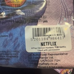 K-Pop Demon Netflix’s Party bundle -plates, cups, banner, tablecloth.