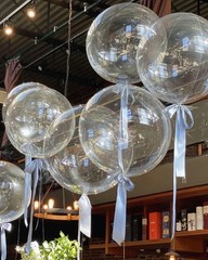 60 Pcs Bobo Balloons, 6 Different Size Clear Balloon for Stuffing Transparent…