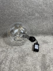 Lumineo Ball Light Decoration 80 Warm White LEDs 20cm (7.9”)D. -5m (16.4’) Cord