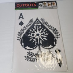 Amscan Casino Night Decor Set Jumbo Playing Cards Banner Cutouts Vintage New