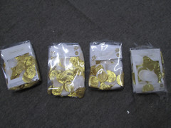 1200 Metallic Gold & White Rose Petals, Party Supplies, NIB
