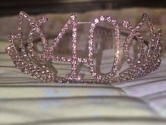 Rose Gold 40 Birthday Tiara!