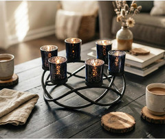 Halloween Decorations for Indoor Gothic Table Centerpieces, Black | Spooky Witch