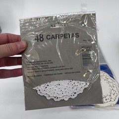 VTG Lace Medallion Paper Doilies 2 Pkgs NEW & 1 Assorted Open Pkg 150+