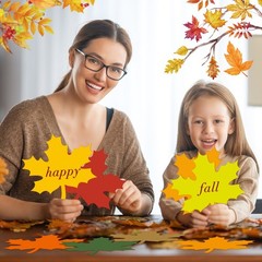135 PCS Large Thanksgiving Fall Leaves Cutouts 4 Inch Maple Paper Leaf Craft