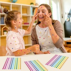 3000 Pcs Star Stickers for Kids Mini Stickers Self-Adhesive Colorful Star