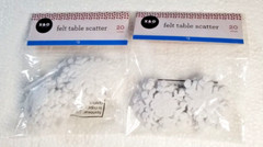 Felt Snowflakes Table Scatter Crafts Scrapbooking DIY +++2 Packs of 20 White