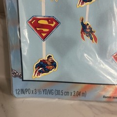 SUPERMAN RETURNS Ceiling DecorationHallmark PARTY EXPRESS Plastic DC COMICS Lot2
