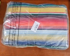11 Pc Mexican Themed Party Decorations Cinco de Mayo Set Banner 8 Table Runners