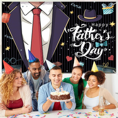 Happy Fathers Day Banner Decorations 70.9X45.3In Extra Large Size Father’S Day B