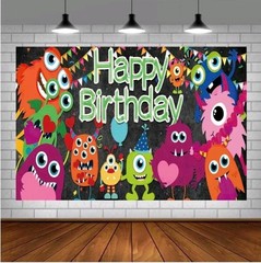 31 pc MONSTER BASH Birthday Party Supplies. Please read description below