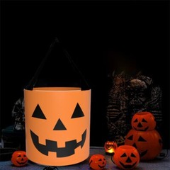 2 Pcs Halloween LED Trick or Treat Candy Buckets Party Supplies