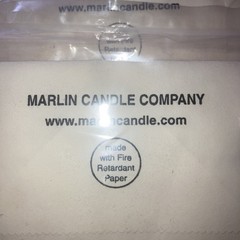 10Pcs White Paper Luminary Bag Sun Flame Resistant Candle Bags for Party