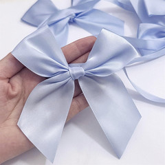 2Pcs Bow Garland Banner, Ribbon Bow Party Decorations for Baby Shower Girls Bow
