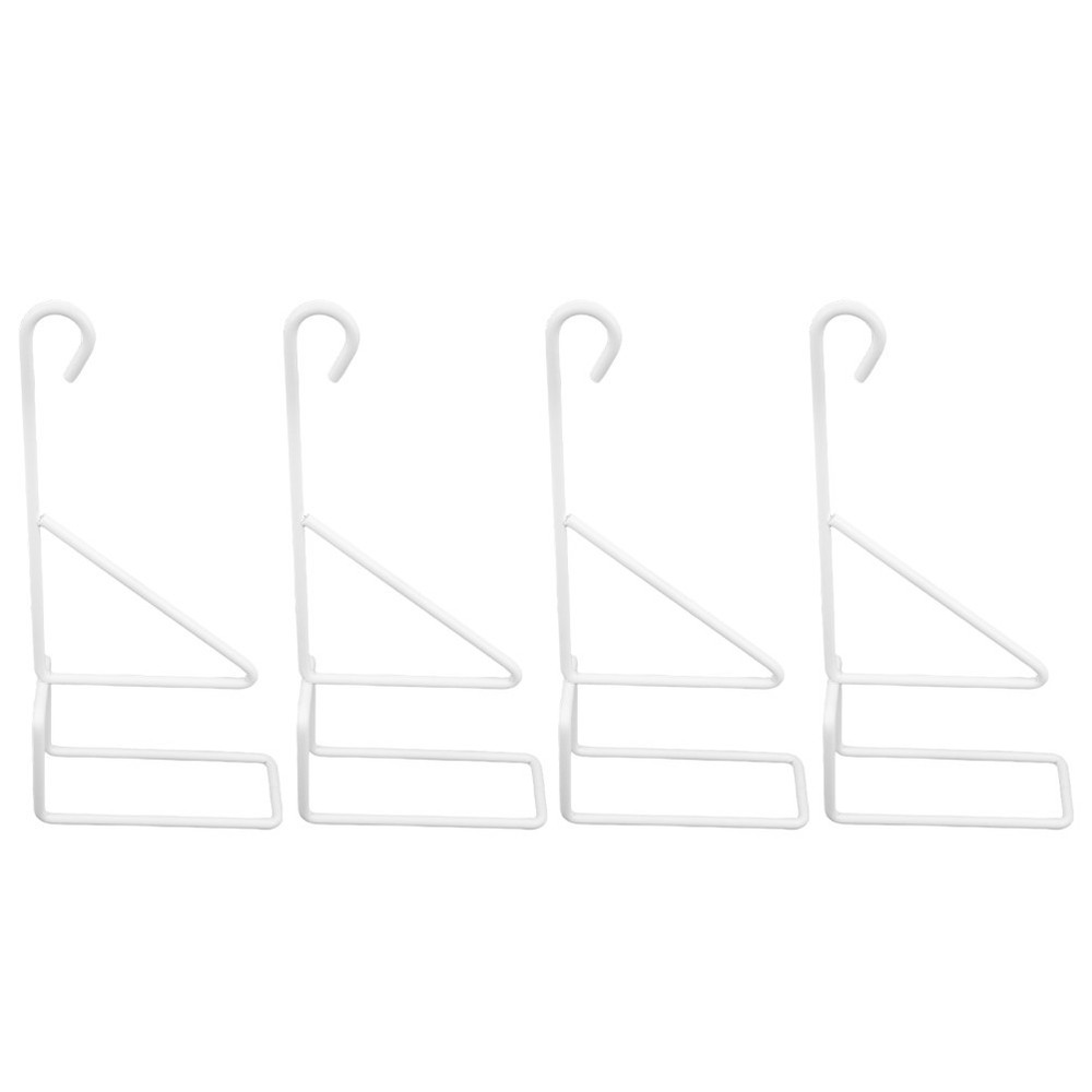 4pcs Fence Hooks Hangers: Heavy Duty Plant Hooks, Iron Planter Hangers Brackets